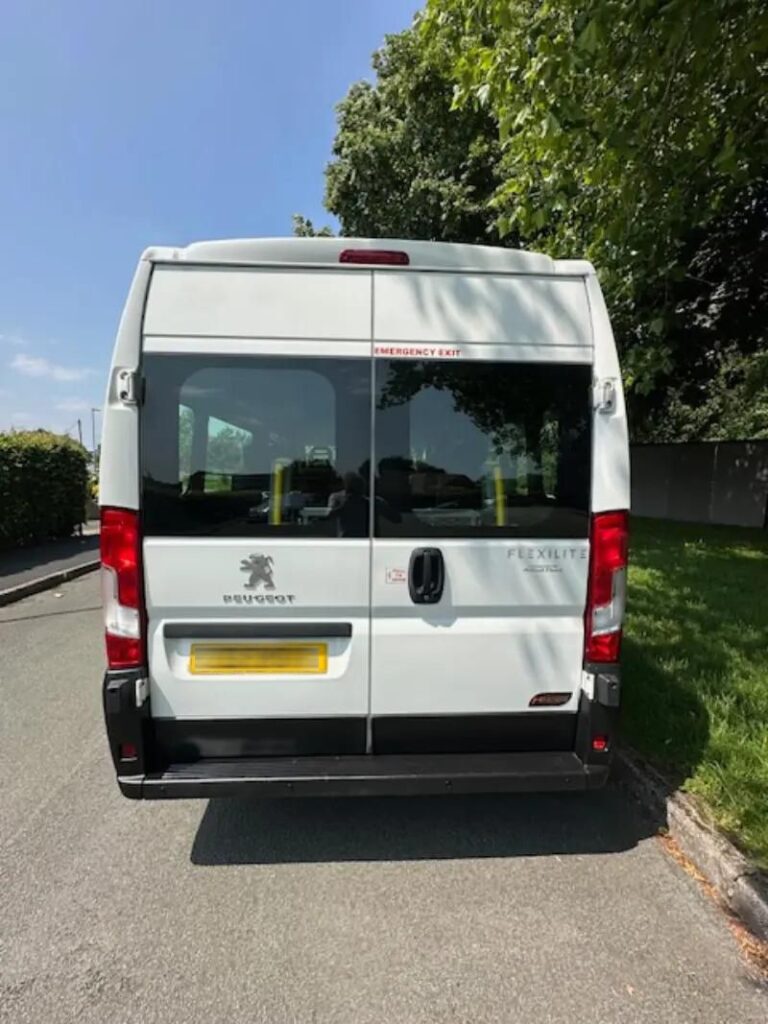 Accessible WAV taxi in for disabled passengers