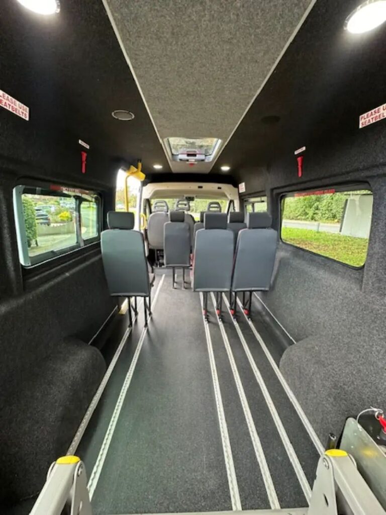 Accessible WAV taxi in for disabled passengers