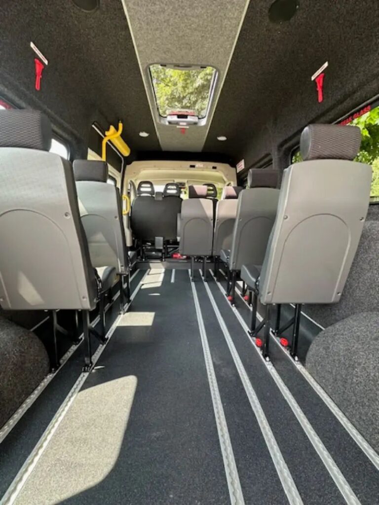 Accessible WAV taxi in for disabled passengers