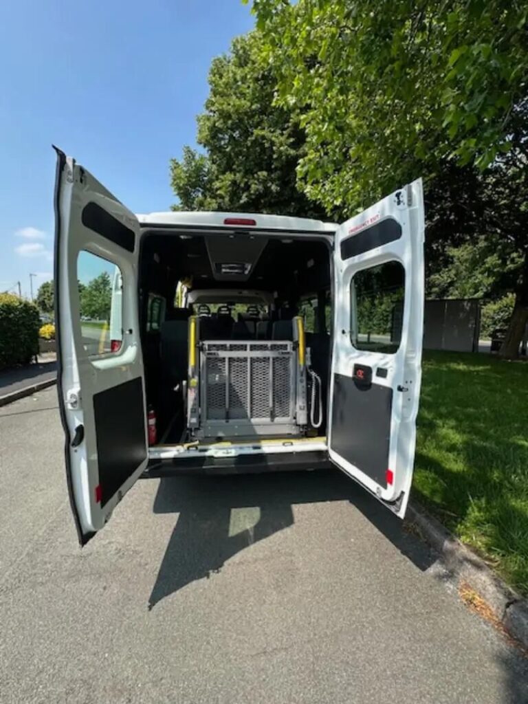 Wheelchair taxi service in Peterborough with tail-lift access