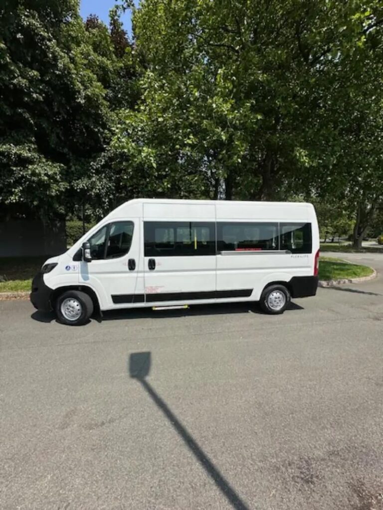 Wheelchair taxi service with tail-lift access